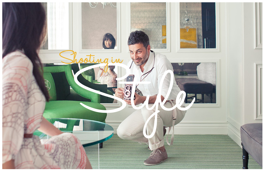 StyleQuotient in front of the lens